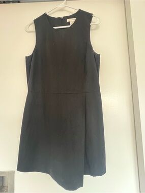 Club Monaco Black Sleeveless Crewneck Romper Dress